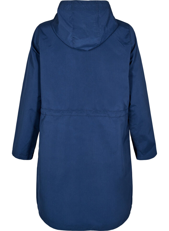 Flash - Lett parkas med hette, Blå, Packshot image number 1