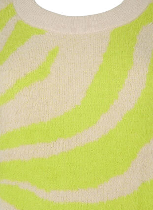 Myk strikket bluse med mønster, Tender Shoots Comb, Packshot image number 2