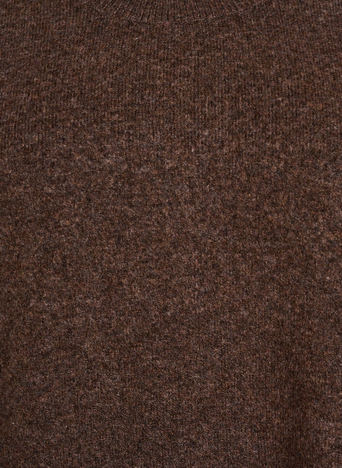 Strikket vest med ribbestrikkede kanter, Gr&oslash;nn, Packshot image number 2