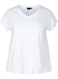 T-skjorte med v-hals, Bright White