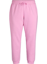 Joggebukser med høy midje, Rosa Joggebukser med høy midje