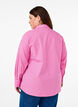 Løs langermet skjorte med striper, Rosa, Model image number 2