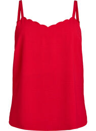 Topp med bølgete fold, Urban Red