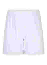 Shorts med strukturmønster, Bright White