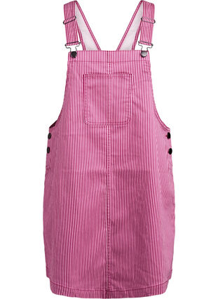 Zizzi Kort stripete snekkerkjole, Red Stripe, Packshot image number 0