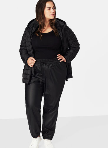 Regnbukser med tapede sømmer, Black, Model image number 1