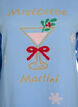 Strikkebluse med julemotiv, Bl&aring;, Packshot image number 2