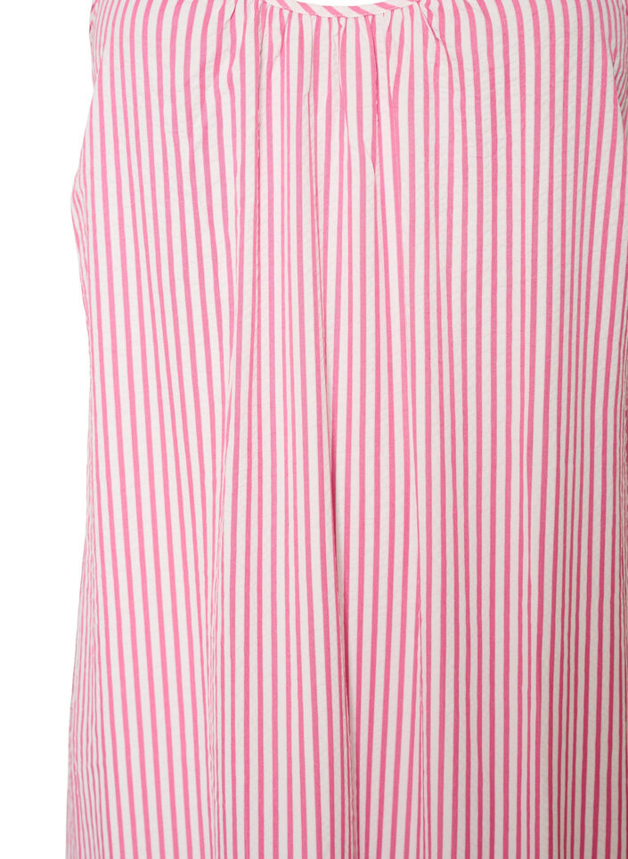 Sommerkjole med striper og A-form, Rosa, Packshot image number 2