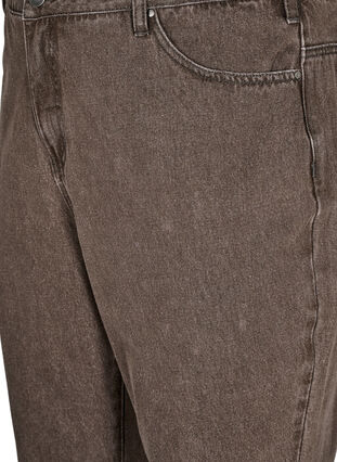 Zizzi Jeans med straight fit i farget denim, Brown Denim, Packshot image number 2