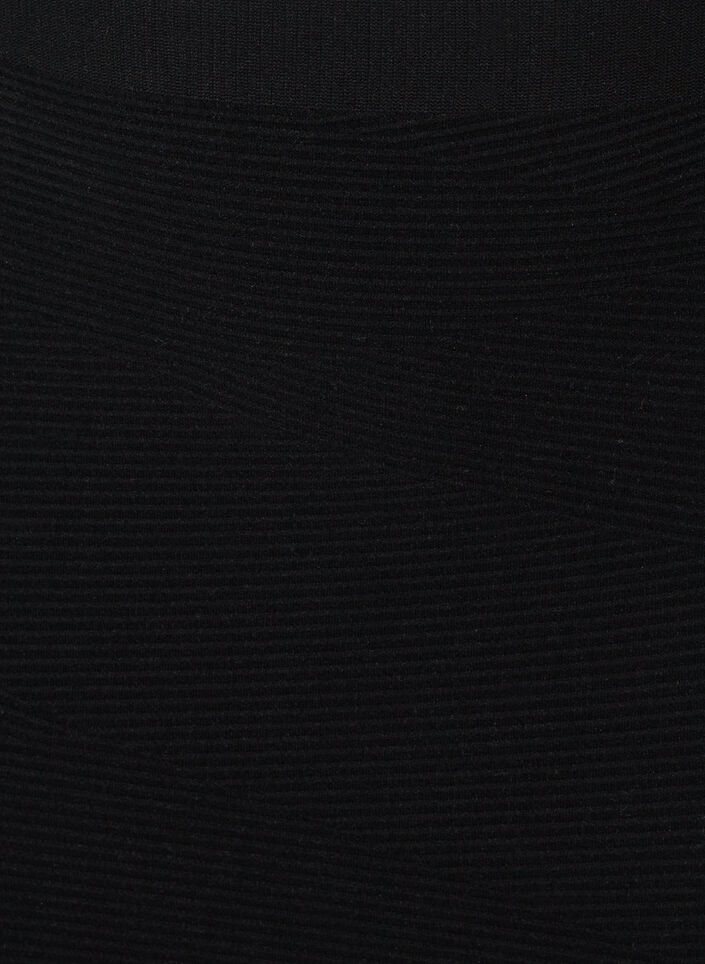 Tettsittende sømløst skjørt, Black, Packshot image number 2