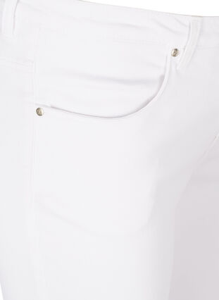 Super slim Amy jeans med høyt liv, White, Packshot image number 2