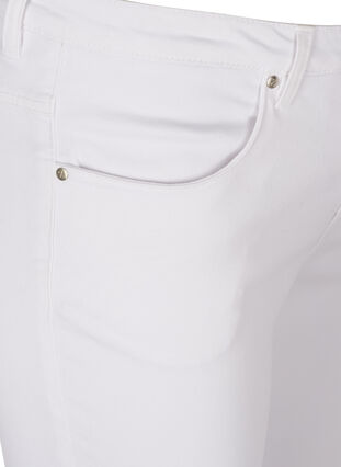 Super slim Amy jeans med høyt liv, White, Packshot image number 2