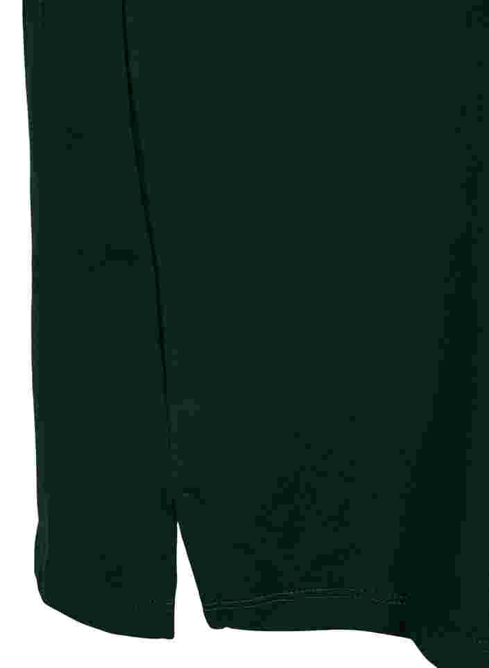 Kjole med korte ermer og splitt, Scarab, Packshot image number 3