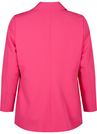 Klassisk blazer med knappelukking, Pink Yarrow, Packshot image number 1
