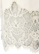 Strikkebluse med raglanermer og en bred blondedetalj, Beige, Packshot image number 4