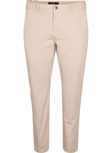 Chinos i bomull, Oxford Tan, Packshot image number 0