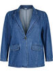 Denimblazer med lommer, Blue Denim, Packshot image number 0
