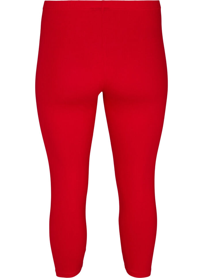 3/4-basisleggings, Tango Red, Packshot image number 1