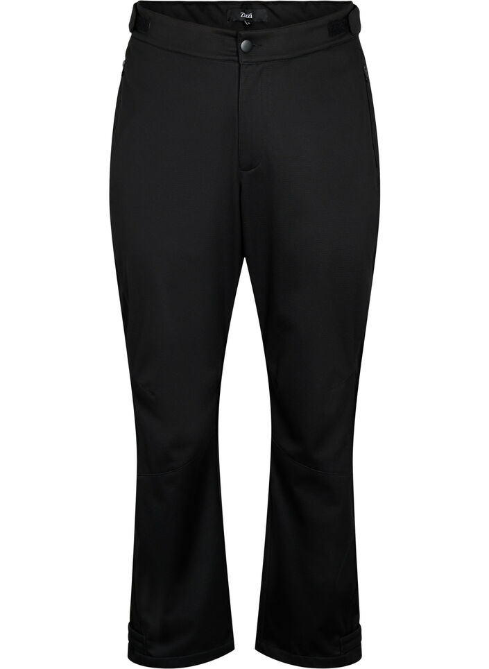 Softshellbukser, Black, Packshot image number 0
