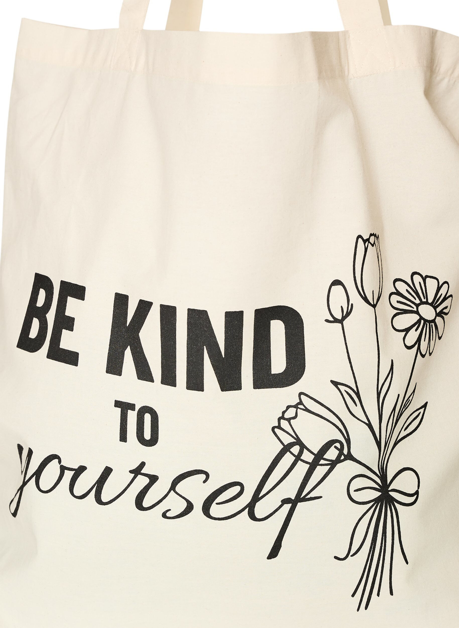 ZizziTote bag med trykk, Svart, Packshot image number 2