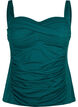Tankini med drapering, Grønn, Packshot image number 0