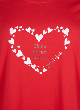 FLASH - T-skjorte med motiv, High Risk Red Heart, Packshot image number 2