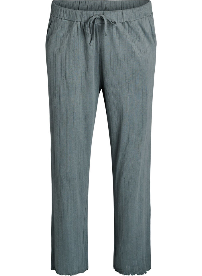 Bomullsnattbukser, Grønn, Packshot image number 0