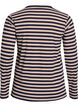 Stripete bluse med lange ermer, Beige, Packshot image number 1