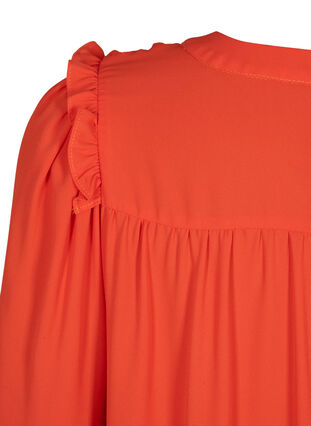 Langermet kjole med volanger, Orange.com, Packshot image number 3