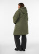 Vannavst&oslash;tende parkas med hette og funksjonelle detaljer, Gr&oslash;nn, Model image number 2