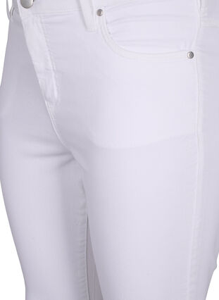 Super slim Amy jeans med høyt liv, White, Packshot image number 2