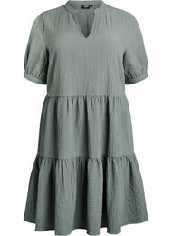 Kort A-linje kjole, Gr&oslash;nn