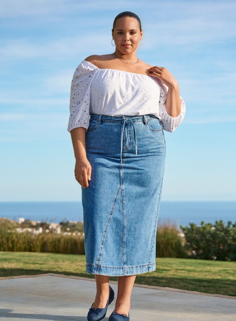 Denimskjørt, , Model