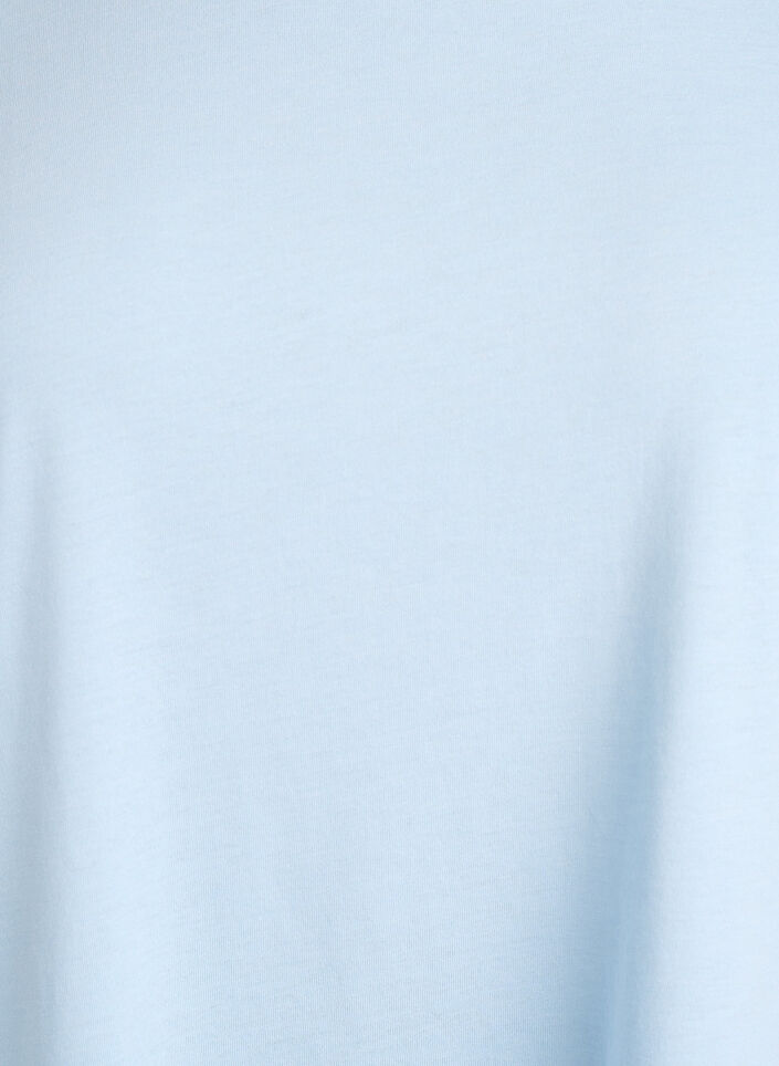 Kortermet t-skjorte i bomullsblanding, Bl&aring;, Packshot image number 2