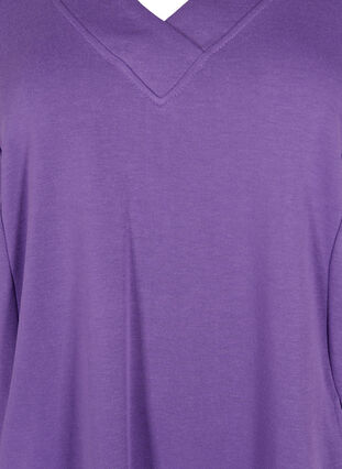 Kjole med V-hals, Deep Lavender, Packshot image number 2