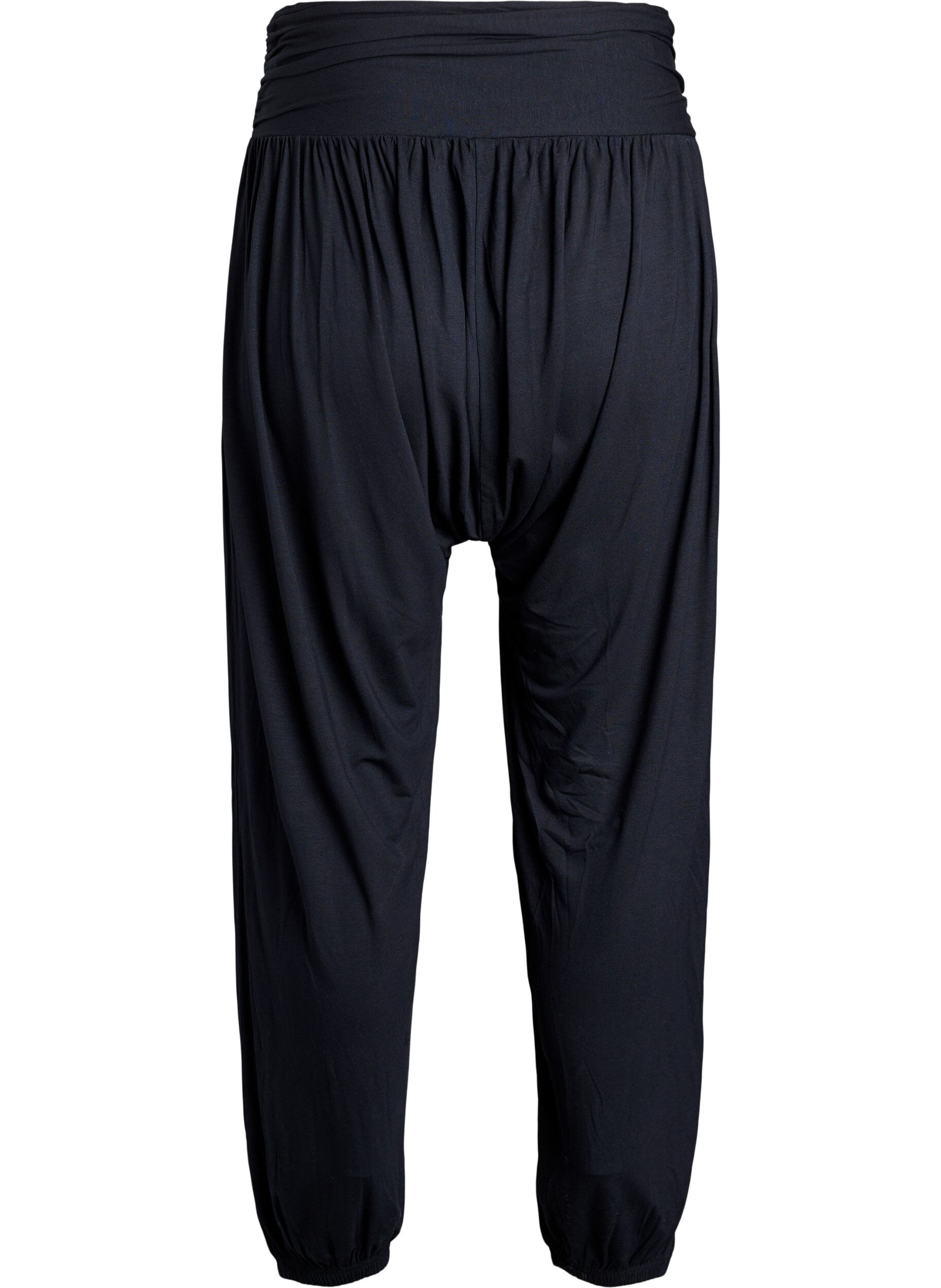 ZizziLoose fit harem-bukser, Svart, Packshot image number 1