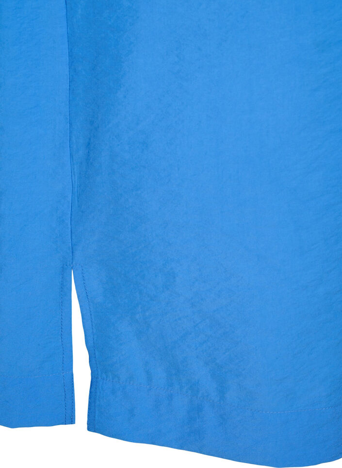 Lang skjorte i viskose med korte ermer, Marina, Packshot image number 3