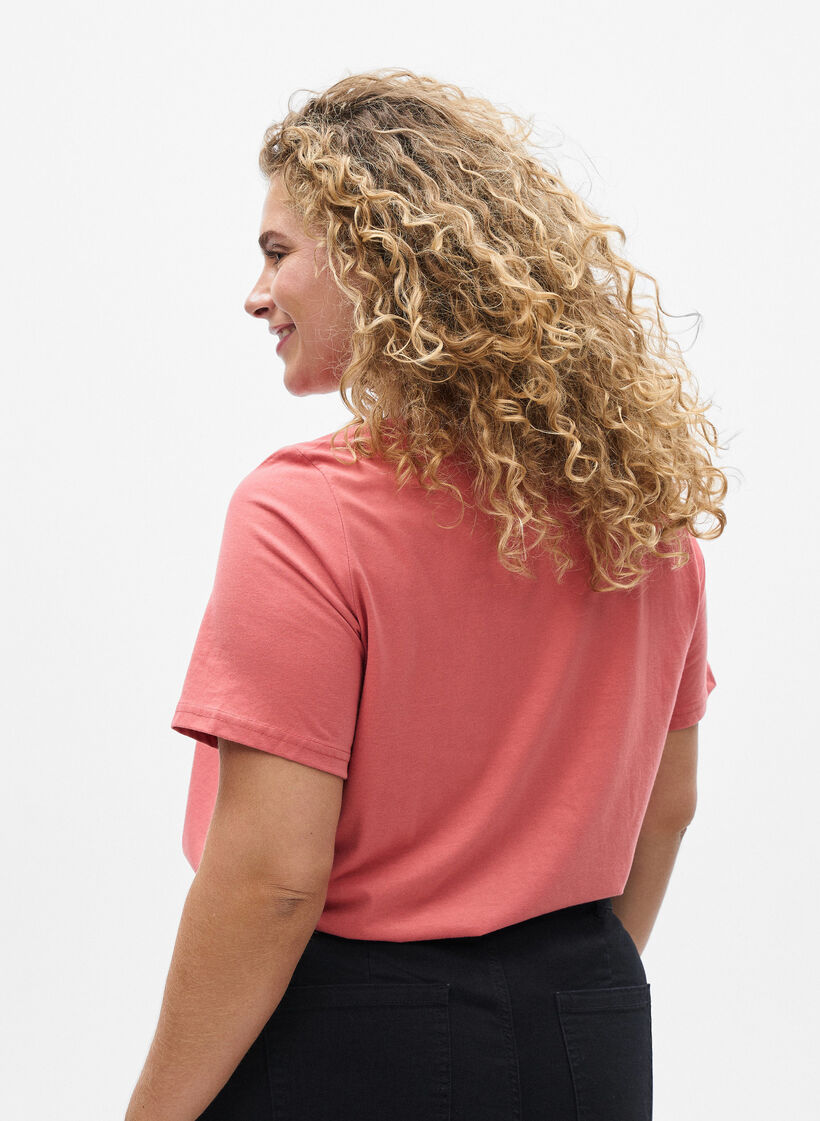 FLASH - T-skjorte med motiv, Rosa, Model