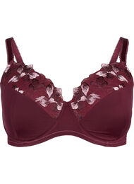 Polstret BH med blomsterbroderi, Fig