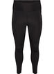 Treningstights med h&oslash;y midje og lomme i linningen, Svart, Packshot image number 0