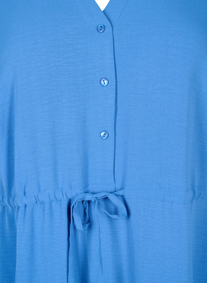 Kortermet kjole med bindebånd i midjen, Riverside, Packshot image number 2