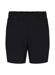 Shorts med lommer og løs passform, Black