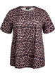 FLASH - T-skjorte med leopardmønster, Brun, Packshot image number 0
