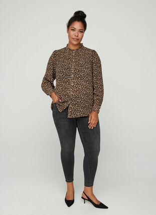 Skjorte med leopardprint, Leo, Model image number 2