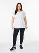 Ensfarget trenings-T-skjorte, Hvit, Model image number 1