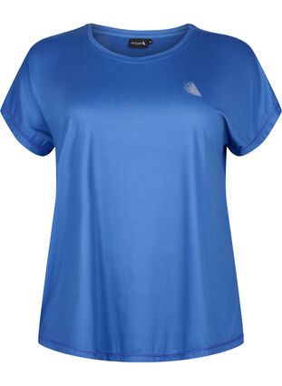 Kortermet trenings T-skjorte, Sodalite Blue, Packshot image number 0