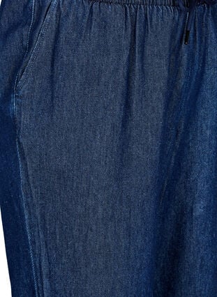 Zizzi Jeans med rett passform og elastisk linning, Blå, Packshot image number 2
