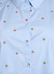 Skjorte med broderte kirseb&aelig;r, Bl&aring;, Packshot image number 2
