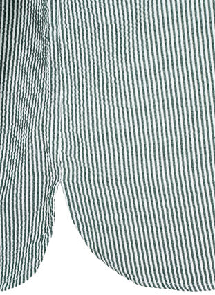 Kortermet bomullskjorte med striper, Scarab Stripe, Packshot image number 3