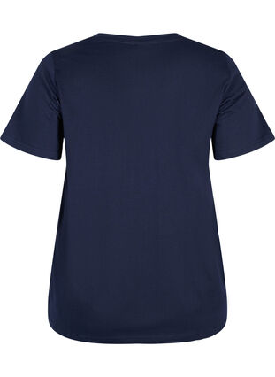 T-skjorte i økologisk bomull med trykk, Night Sky, Packshot image number 1